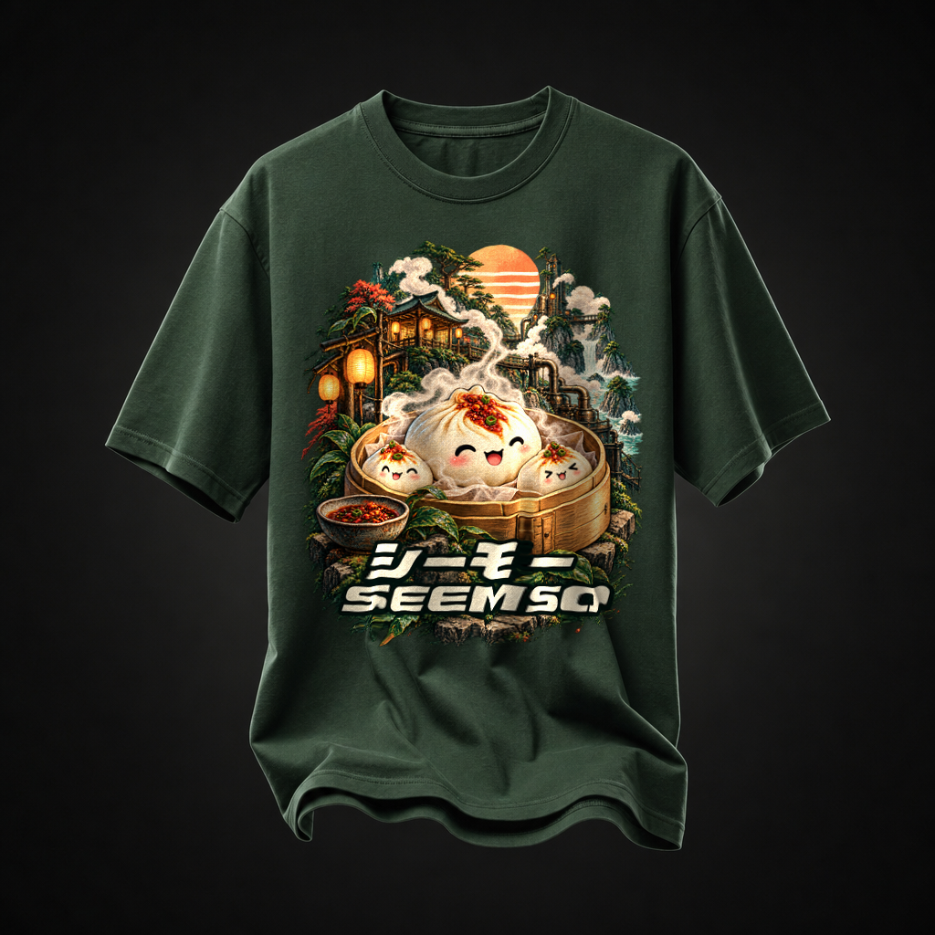 Island Dream tee in Forest