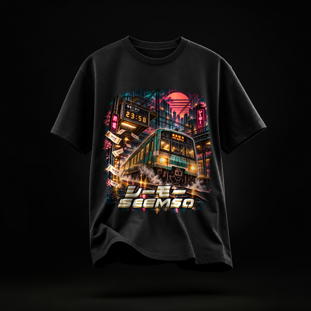 Last Service tee in Black