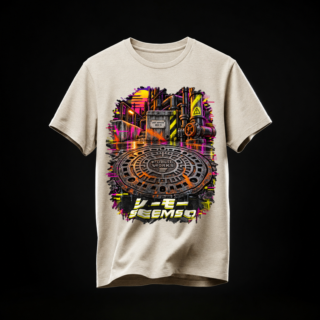 Street Level tee in Heather Dust